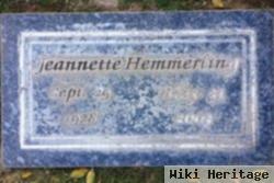 Jeannette E Hemmerling