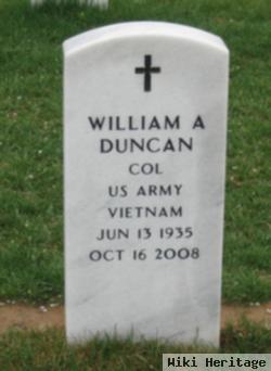 Col William Austin "bill" Duncan, Jr