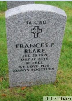 Frances P Blake