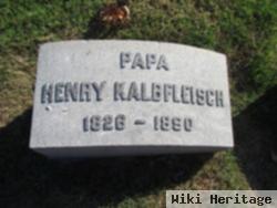 Johann Heinrich "henry" Kalbfleisch