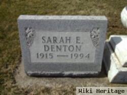 Sarah E Denton