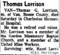 Thomas G Lorrison