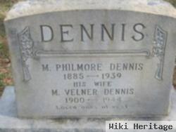 Mary Velner Dennis Dennis