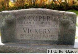 Myrtle A. "myrtie" Vickery Cooper