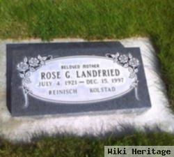 Rose G Reinisch Landfried