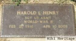 Harold L. "red" Henry