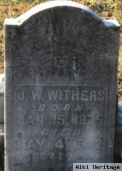 Jordan W "j. W." Withers