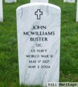 John Mcwilliams Buster