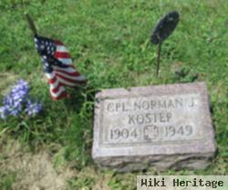 Cpl Norman J. Koster