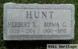 Herbert E Hunt