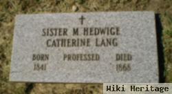 Sr M. Hedwige (Catherine) Lang