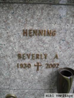 Beverly A. Spear Henning