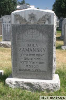 Baila "bella" Zamansky