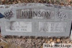 Joseph E Johnson
