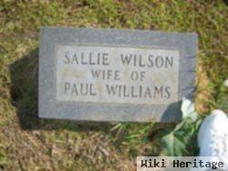 Sarah "sallie" Wilson Williams