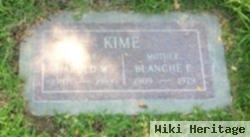 Blanche Ella "little Blanche" Richards Kime