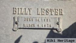 Billy Lester Dixon