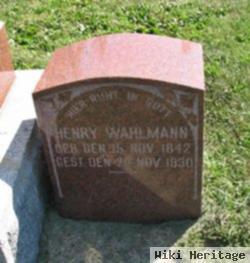 Henry Wahlmann