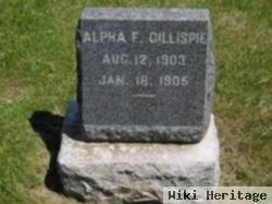 Alpha F Gillispie