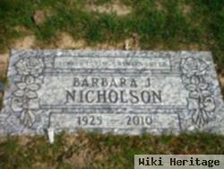 Barbara June Scott Nicholson