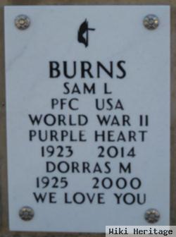 Pfc Sam Lacy Burns