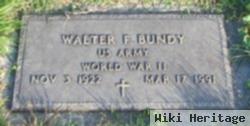 Walter F Bundy