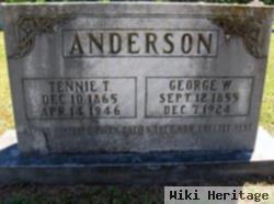 Tennessee Terry "tennie" Douglass Anderson