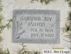 Barbara Joy Gilger Ashton