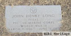 Pfc John Henry Long