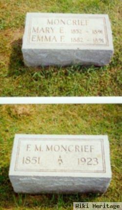 Emma F Moncrief