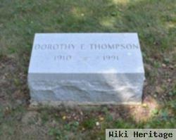 Dorothy E Thompson