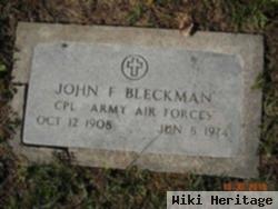 John F. Bleckman