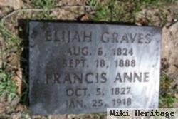 Francis Anne "fannie" Graves