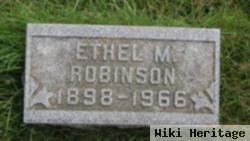 Ethel M Robinson