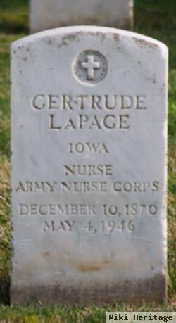 Gertrude Lapage