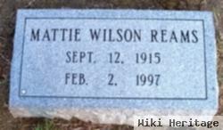 Mattie Wilson Reams