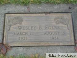 Wesley B Soles