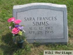 Sara Frances Simms