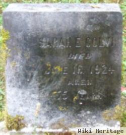 Sarah E. Colvin