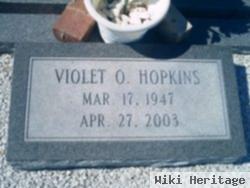 Violet O Hopkins