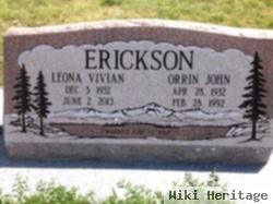 Orrin John Erickson