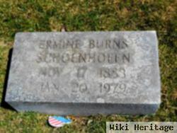 Ermine Burns Schoenhofen