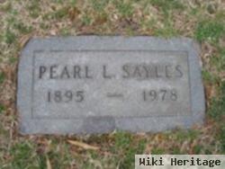 Pearl L Short Sayles