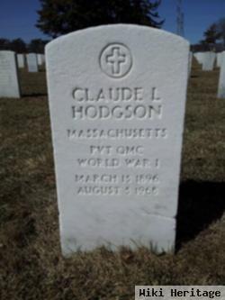 Claude L Hodgson