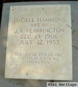 Ella Lucille Hammons Fearrington