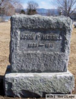 John P Merrill