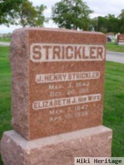 Elizabeth J Strickler