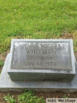 Jennie Jones Rogers Whitman