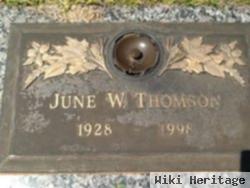 June W. Thomson