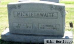 Ruth Lucinda Garrett Micklethwaite